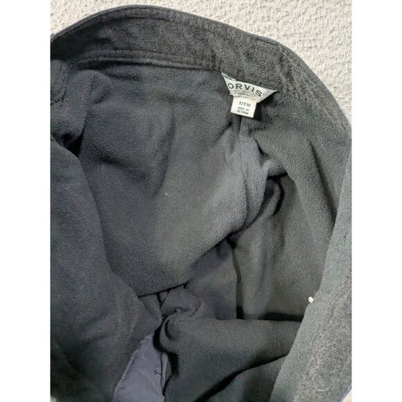 Orvis Fleece Lined Pants Mens 32x30 Nylon Stretch Hiking Outdoor - Picture 11 of 14